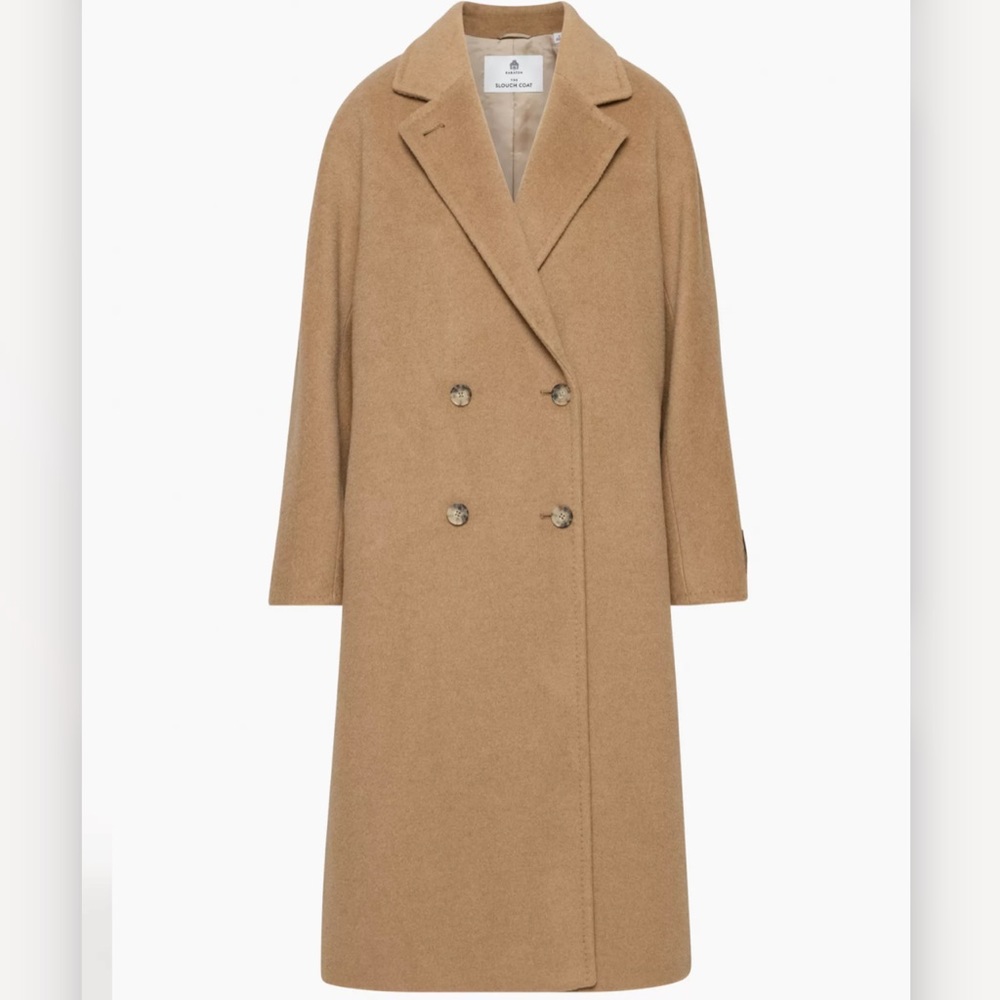 Aritzia Babaton Slouch Coat in Sand / Small